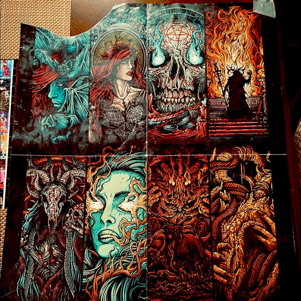 🧨Pop Art Sci- Fi Fantasy Dark Art Wall Art Poster (SEND ANY OFFER YOU WANT‼️) 🧨